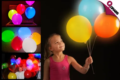 From QR19, Have Some Fun with LED Balloons - Option with FREE Laughing Toy! (Up to QR68 Value)